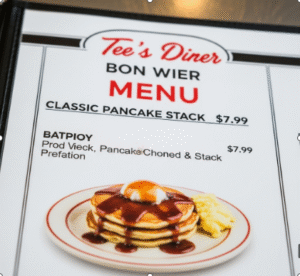 Tee's Diner Bon Wier Menu With Price.