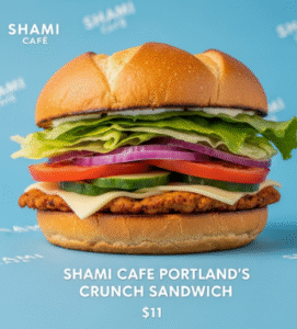 Shami Cafe Portland Menu With Price.