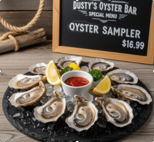 Dusty's Oyster Bar Menu With Price.